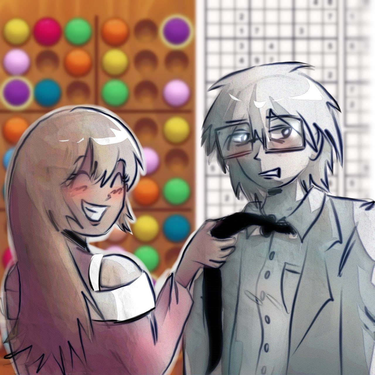 Marble Sudoku humanization by the artist [www.youtube.com/@FirfirSk...](https://www.youtube.com/@FirfirSketches/shorts) <3